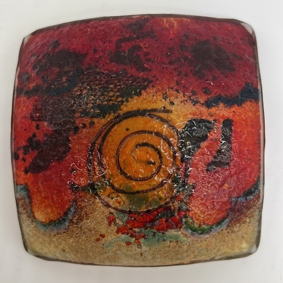 Fused Glass Trinket Dish - Picture 6 of 7